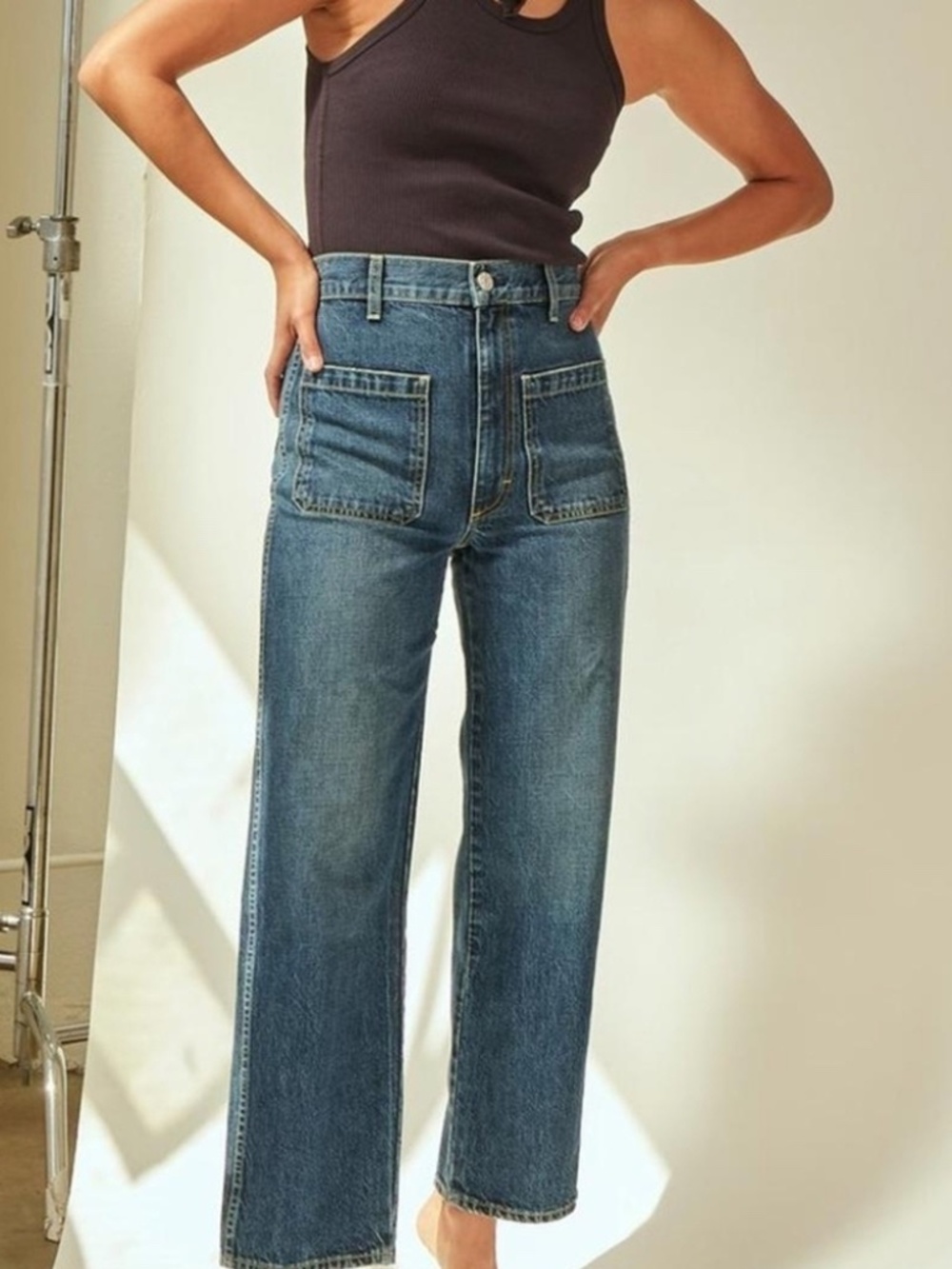 AMO Patch Pocket Jeans Size 25